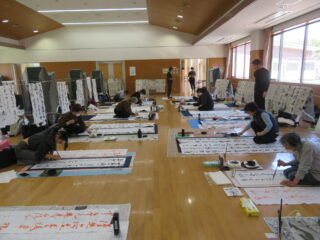 春の全体錬成会を開催 — 毎日展・墨雲展に向けた情熱の一日